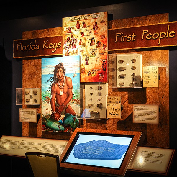 Florida Keys historical exhibit inside the Discovery Center