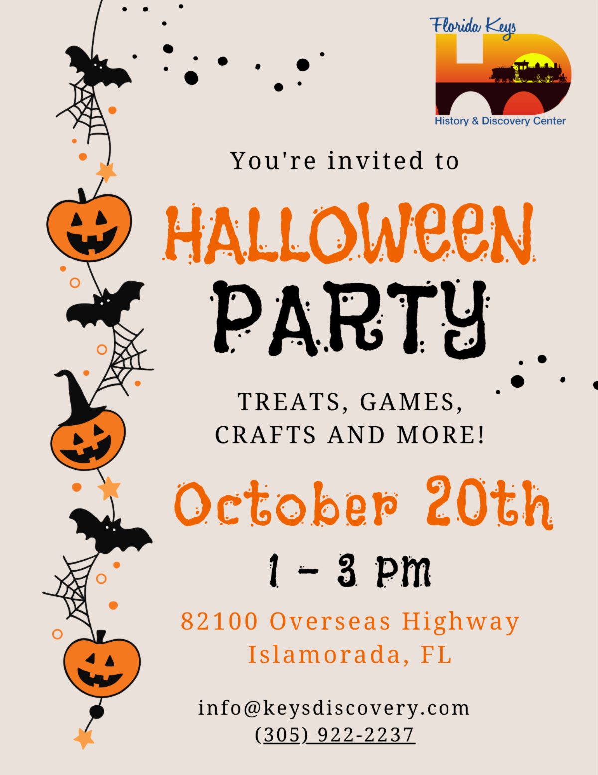 Halloween Party invitation flyer